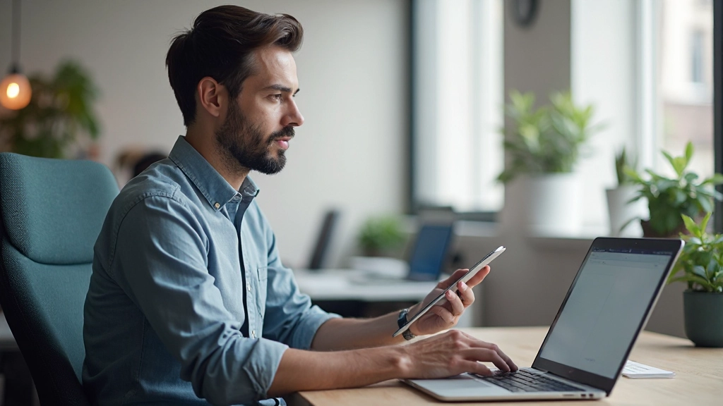 Responsieve website design op verschillende apparaten met tablet, telefoon en desktop scherm