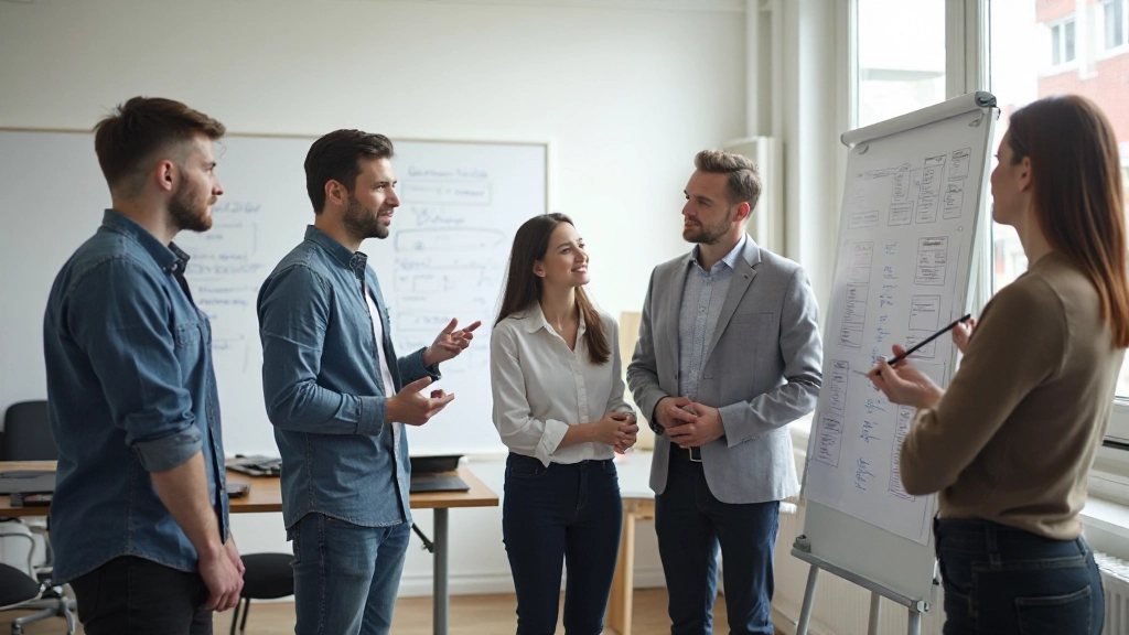 Samenwerkingssessie webdesignteam bij WebStructuur Academy